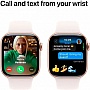 - Apple Watch Series 10 GPS 42mm Rose Gold Aluminium Case with Light Blush Sport Band - S/M (MWWH3QH/A)