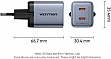 �������� ������� Vention 2xUSB-C PD45W GaN gray (FCDH0-EU)