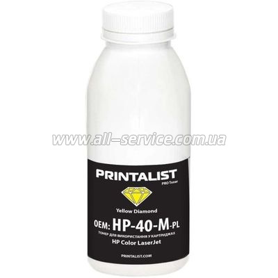 Тонер PRINTALIST HP CLJ универсальный бутль 40г Yellow (HP-40-Y-PL) Тонер PRINTALIST HP CLJ универсальный бутль 40г Yellow (HP-40-Y-PL)