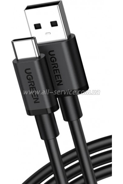 ���� ������ USB 2.0 AM to USB-C 2.0m 3A black Ugreen (85478)