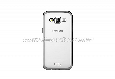  Utty Electroplating TPU  Samsung Galaxy J5 SM-J500 Grey (207335)