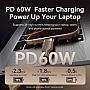 ���� ������ USB-C to USB-C 1.0m 3A aluminum gold Vention (TRDJF)