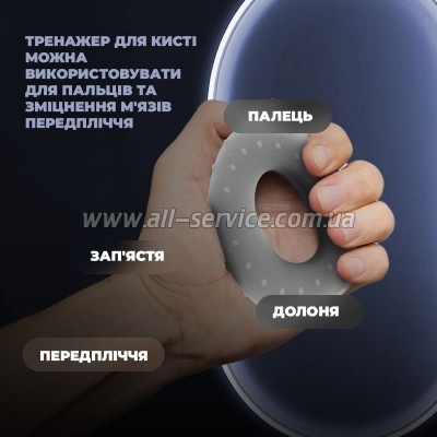  PowerPlay PP-4338 Hand Grip Large 25  ѳ (PP_4338_Grey_25kg)