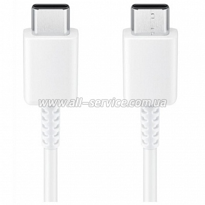   USB Type-C to Type-C 1.0m white Samsung (EP-DA705BWRGRU)
