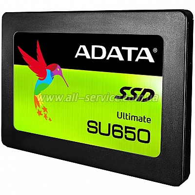 SSD ���������� ADATA SU650 120GB 2.5" SATA 3D TLC (ASU650SS-120GT-C)
