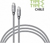 ���� ������ USB-C to USB-C 1.0m CBGNYTT1 60W Grey Intaleo (1283126559501)