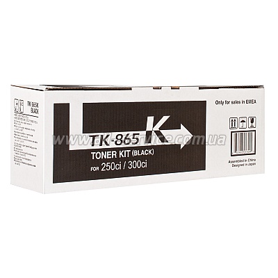 - Kyocera TK-865  TASKalfa 250ci/ 300ci Black (1T02JZ0EU0)