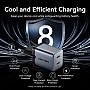 �������� ������� Vention 2xUSB-C PD45W GaN gray (FCDH0-EU)