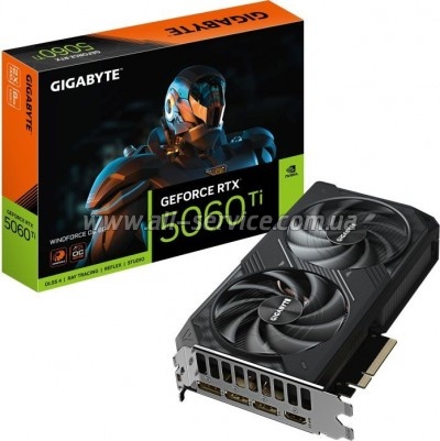  GIGABYTE GeForce RTX5060Ti 8Gb WINDFORCE OC (GV-N506TWF2OC-8GD)
