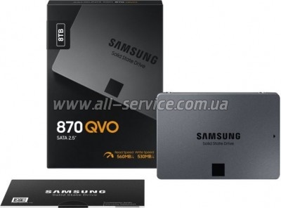 SSD  Samsung 870 QVO 8 TB (MZ-77Q8T0BW)