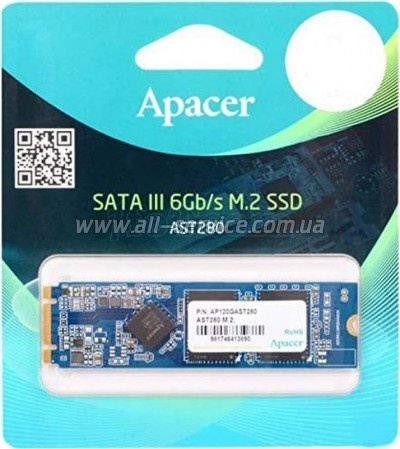  SSD M.2 2280 256GB Apacer (AP256GAST280X-1)