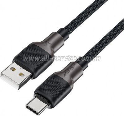 ���� ������ USB 2.0 AM to USB-C 1.2m 3.0A silicone braid Acefast (6974316283126)