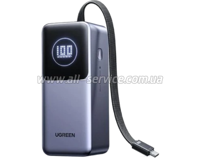 Батарея универсальная Ugreen 20000mAh PD 130W Space gray (PB723 55365B) Батарея универсальная Ugreen 20000mAh PD 130W Space gray (PB723 55365B)