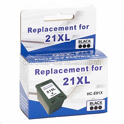  MicroJet HP 21XL DJ3920/ 3940/ PSC1410/ C9351CE black (HC-E01X)