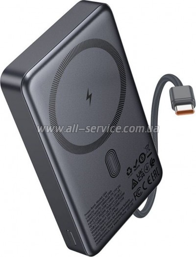 ������� ������������� HOCO 10000mAh Origen Dual PD 20W Magnetic Gray (Q44 / 714983)