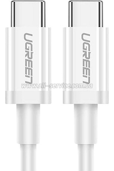 ���� ������ USB-C to USB-C 1.5m US264 18W ABS Cover White Ugreen (60519)