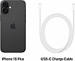   Apple iPhone 16 Plus 128GB Black (MXVU3)