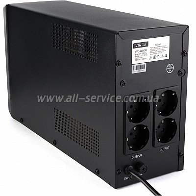 Vinga LCD 800VA metal case (VPC-800M)