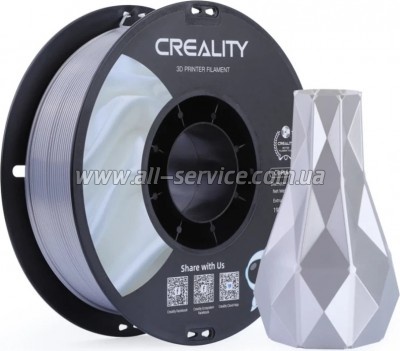 ������� ��� 3D-�������� Creality PLA silky shine 1��, 1.75��, silver (3301120007)