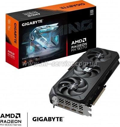  GIGABYTE Radeon RX 9070 16Gb GAMING OC (GV-R9070GAMING OC-16GD)