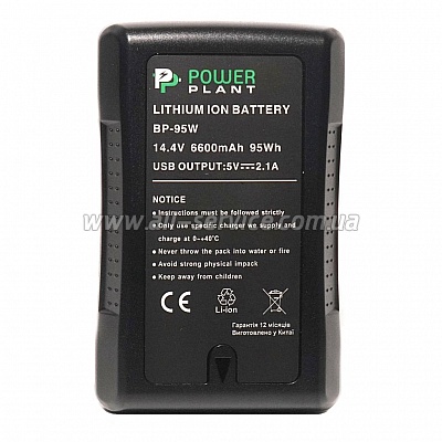 Аккумулятор V-mount PowerPlant Sony BP-95W 6600mAh Аккумулятор V-mount PowerPlant Sony BP-95W 6600mAh