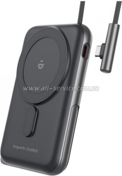   Choetech Magnetic Wireless 10000mAh Black (B735-CCBK)