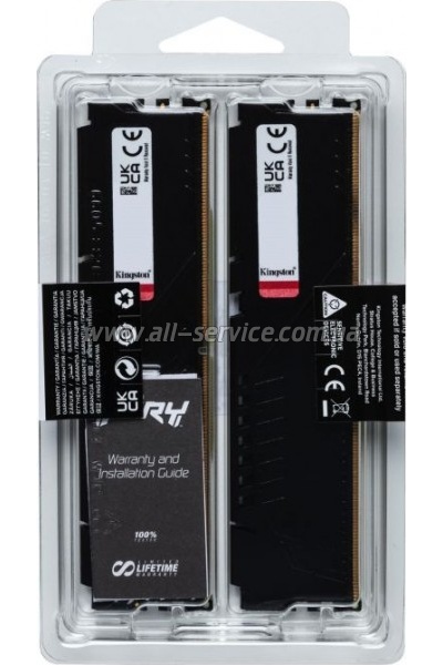     DDR5 16GB (2x8GB) 5600 MHz Beast Kingston Fury (ex.HyperX) (KF556C36BBEK2-16)