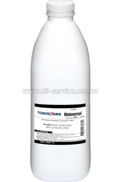 Тонер TOMOEGAWA универсальный Brother DCP-L2520/ L2560/ MFC-L2740/ HL-L2360 бутль 800г (BR-08-800) Тонер TOMOEGAWA универсальный Brother DCP-L2520/ L2560/ MFC-L2740/ HL-L2360 бутль 800г (BR-08-800)