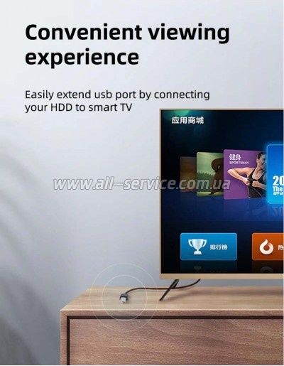 ���� ������ USB 2.0 AM/AF 0.5m Cabletime (CA915156)