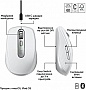  Logitech MX Anywhere 3S  MAC Wireless Pale Grey (910-006946)