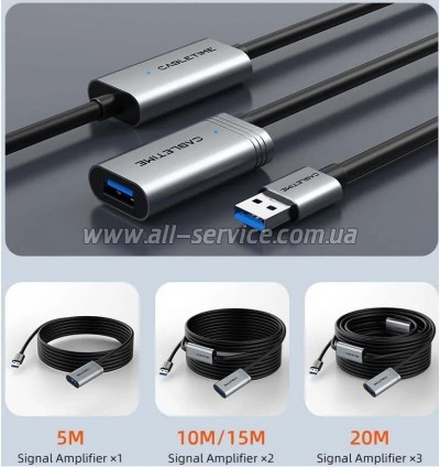 ���� ������ USB 3.0 AM/AF 15.0m active Cabletime (CA915187)