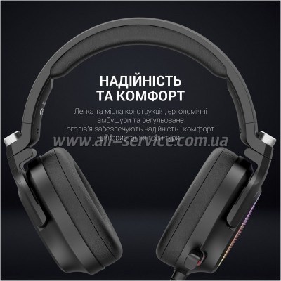 �������� GamePro HS1300 RGB 7.1 Black (HS1300)