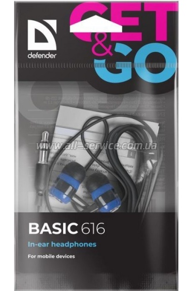  Defender Basic 616 Black-Blue (63616)