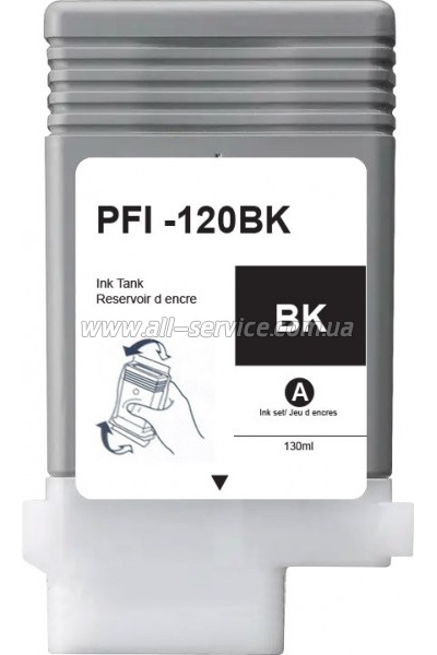  NewTone Canon imagePROGRAF TM-200/ 305 Black (NT.PFI-120BK)