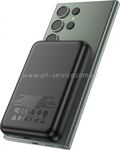 ������� ������������� HOCO 10000mAh Grace PD 20W Magnetic Black (J141 / 714984)