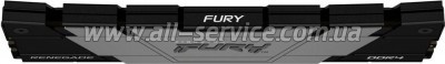 ������ ������ ��� ���������� DDR4 32GB 3200 MHz Fury Renegade Black Kingston Fury (ex.HyperX) (KF432C16RB2/32)