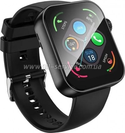 - BOROFONE BD13 Smart sports watch (call version) Black (6941991120633)