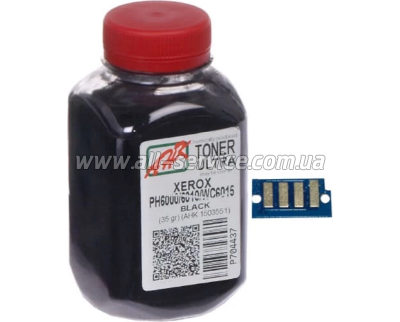 Тонер + чип АНК Xerox Phaser 6000/ 6010 бутль 35г Black (1500255) Тонер + чип АНК Xerox Phaser 6000/ 6010 бутль 35г Black (1500255)