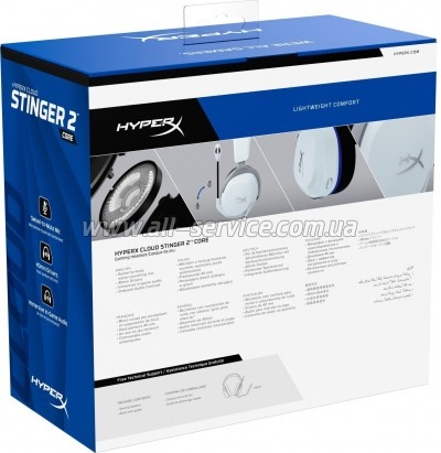 �������� HyperX Cloud Stinger 2 Core for PlayStation White (6H9B5AA)