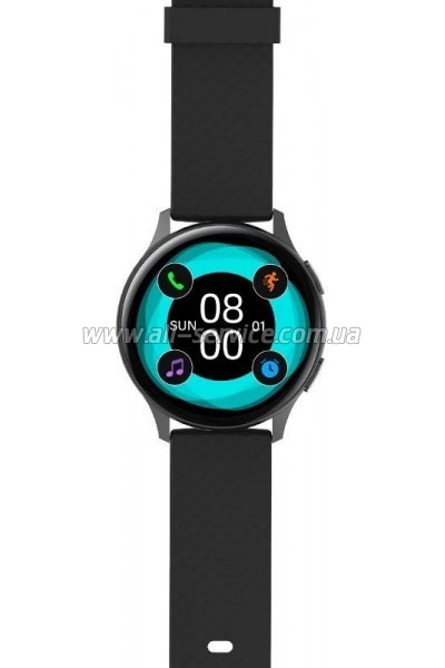 - iMiki KW66pro Black Silicone Strap