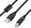 Кабель для принтера USB 2.0 AM/BM 3.0m black ColorWay (CW-CBUB073-BK) Кабель для принтера USB 2.0 AM/BM 3.0m black ColorWay (CW-CBUB073-BK)