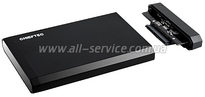   2.5" HDD/SSD CHIEFTEC External Box CEB-2511-U3, aluminium/plastic, USB3.0, RETAIL (CEB-2511-U3)