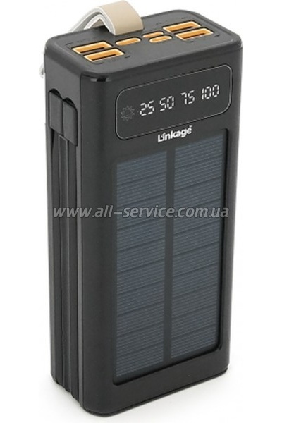 ������� ������������� Linkage 30000mAh Solar PD 22.5W Black (LKP-46)