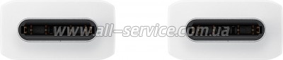 ���� ������ USB-C to USB-C 1.8m White 3A Samsung (EP-DX310JWRGRU)