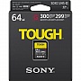   Sony 64GB SDXC C10 UHS-II U3 V90 R300/W299MB/s Tough (SF-G64T)