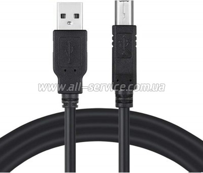 ������ ��� �������� USB 2.0 AM/BM 2.0m black ColorWay (CW-CBUB072-BK)