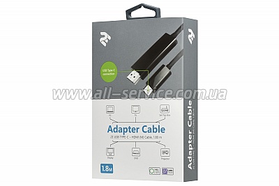 ������ 2� Type-C to HDMI M, 1.8� (2E-W1706)