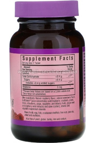  Bluebonnet Nutrition , Melatonin, 3 , EarthSweet,  , 120 (BLB-00994)