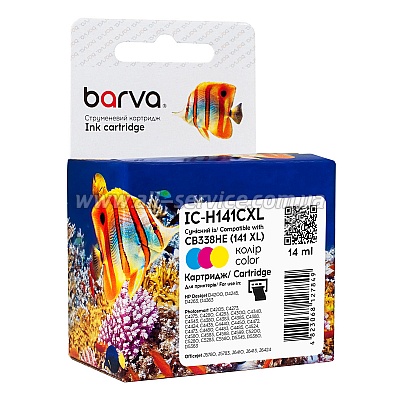  Barva HP 141XL color/ CB338HE (IC-H141CXL)