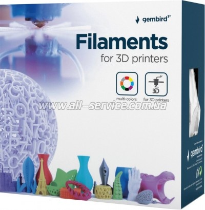 ������� ��� 3D-�������� Gembird PETG, 1.75 ��, red, 1 �� (3DP-PETG1.75-01-R)
